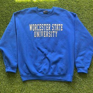 Worcester University Blue Crewneck / Pullover